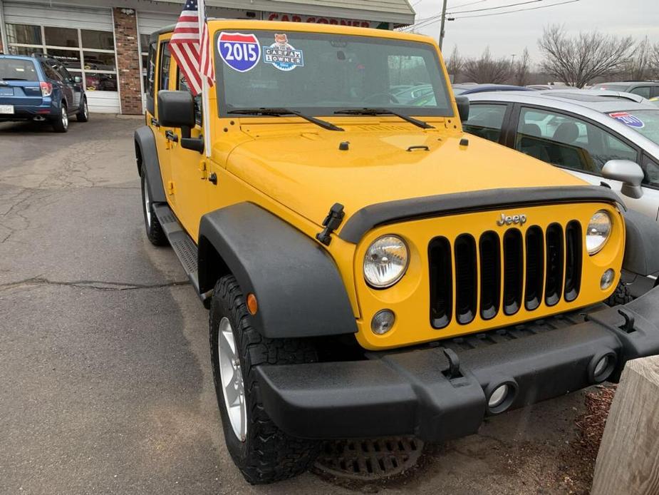 used 2015 Jeep Wrangler Unlimited car, priced at $22,995