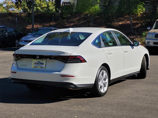 new 2025 Honda Accord car, priced at $28,845