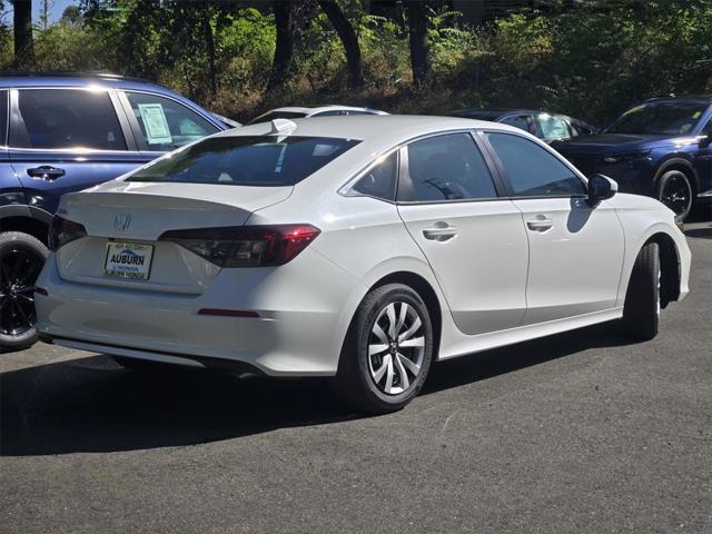 new 2025 Honda Civic car, priced at $25,355