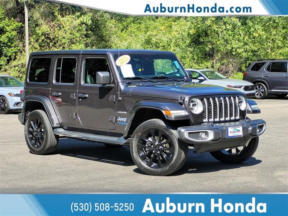 used 2021 Jeep Wrangler Unlimited 4xe car, priced at $38,388