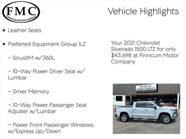 used 2021 Chevrolet Silverado 1500 car, priced at $43,698