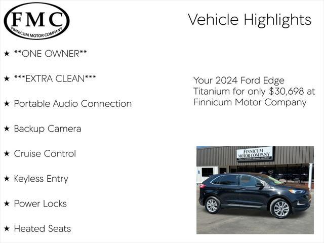 used 2024 Ford Edge car, priced at $30,698