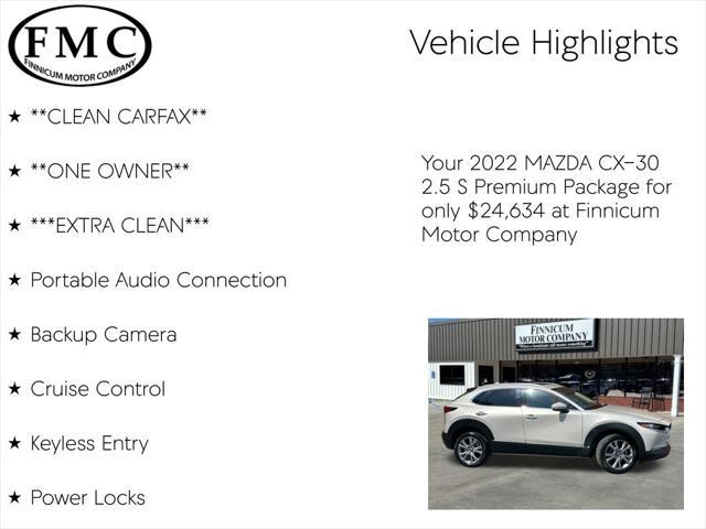 used 2022 Mazda CX-30 car, priced at $24,634