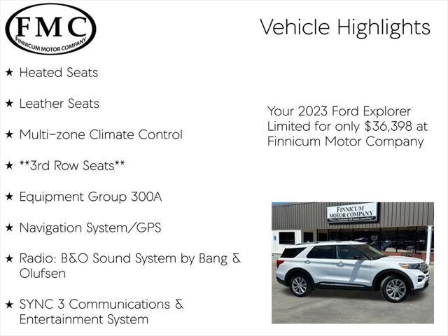 used 2023 Ford Explorer car, priced at $36,398