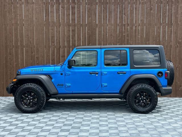 used 2021 Jeep Wrangler Unlimited car, priced at $35,398