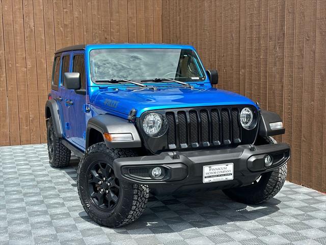 used 2021 Jeep Wrangler Unlimited car, priced at $35,398