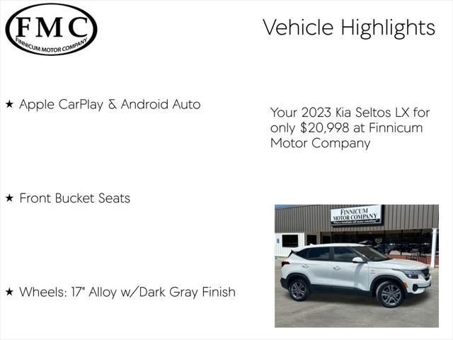 used 2023 Kia Seltos car, priced at $20,998