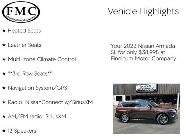 used 2022 Nissan Armada car, priced at $38,998