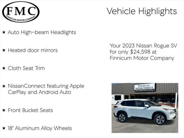 used 2023 Nissan Rogue car, priced at $24,298