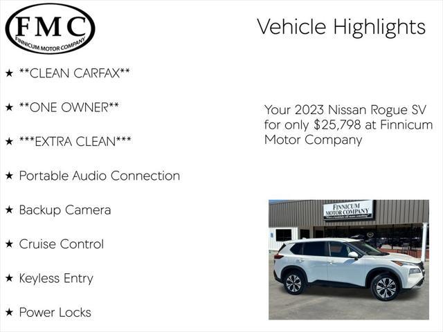 used 2023 Nissan Rogue car, priced at $25,798