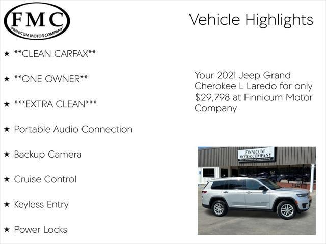 used 2021 Jeep Grand Cherokee L car, priced at $29,398