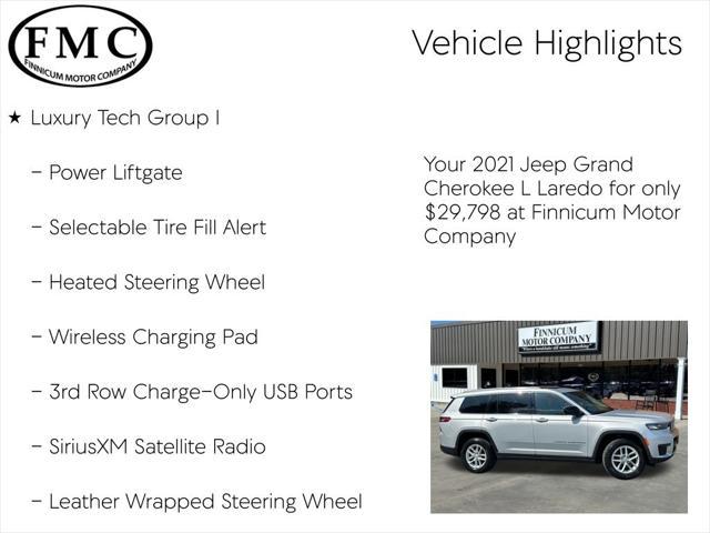 used 2021 Jeep Grand Cherokee L car, priced at $29,398