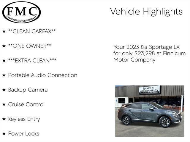 used 2023 Kia Sportage car, priced at $23,298
