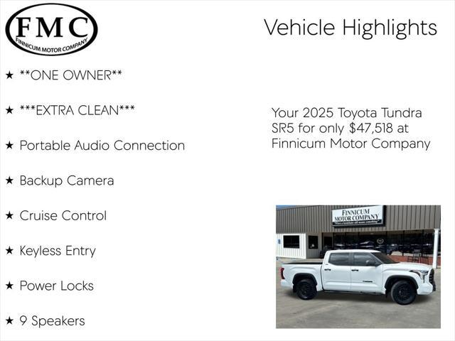 used 2025 Toyota Tundra car, priced at $47,518