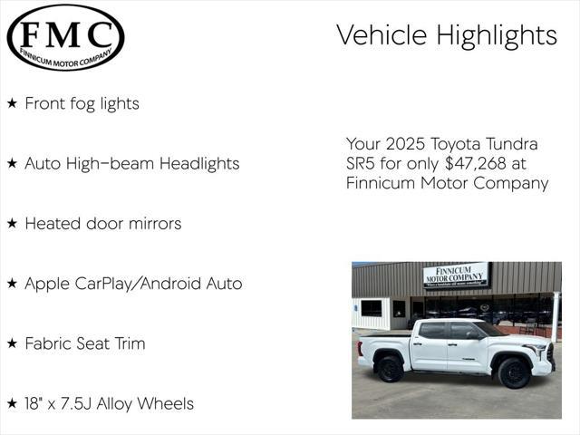used 2025 Toyota Tundra car, priced at $47,268