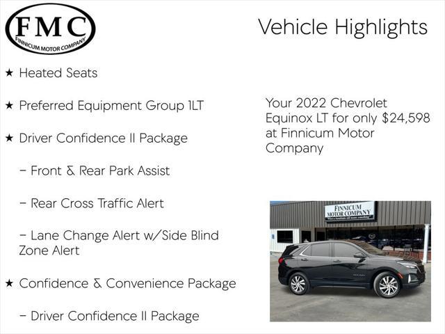 used 2022 Chevrolet Equinox car, priced at $24,598