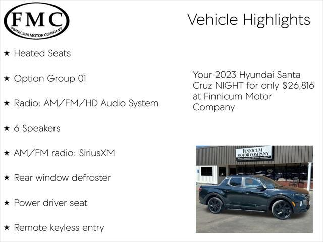 used 2023 Hyundai SANTA CRUZ car, priced at $26,816