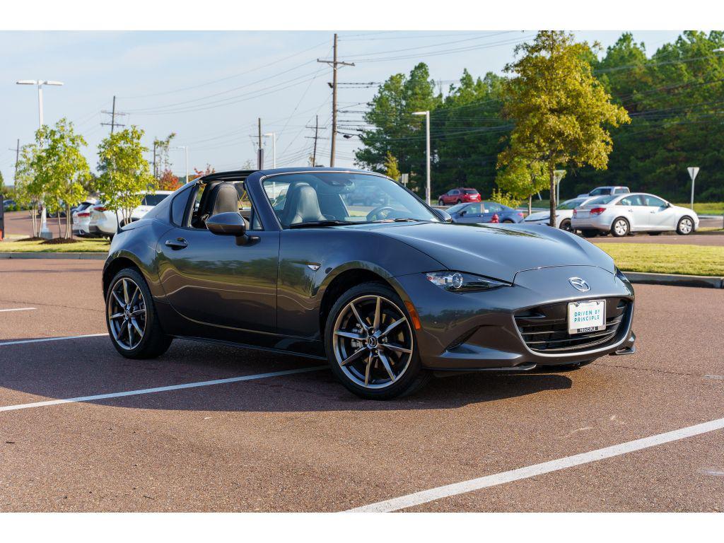 used 2021 Mazda MX-5 Miata RF car, priced at $25,000
