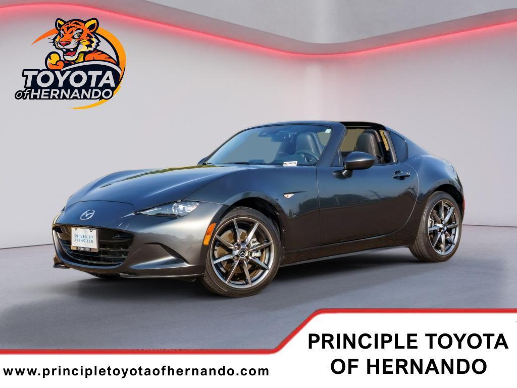 used 2021 Mazda MX-5 Miata RF car, priced at $25,000