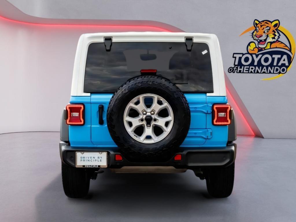 used 2021 Jeep Wrangler Unlimited car, priced at $29,383