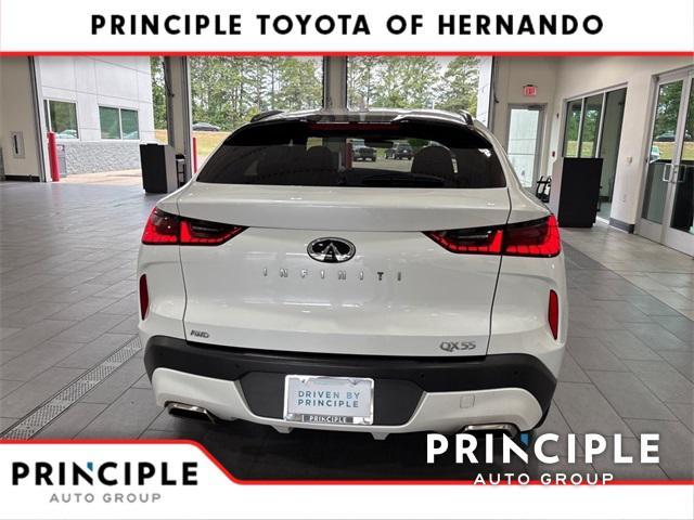 used 2024 INFINITI QX55 car, priced at $36,299