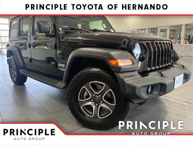 used 2020 Jeep Wrangler Unlimited car, priced at $25,000