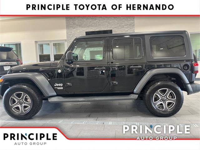 used 2020 Jeep Wrangler Unlimited car, priced at $25,000