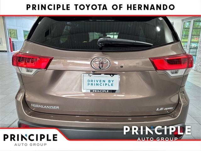 used 2017 Toyota Highlander car, priced at $19,300