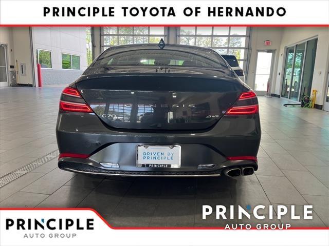used 2023 Genesis G70 car, priced at $28,267