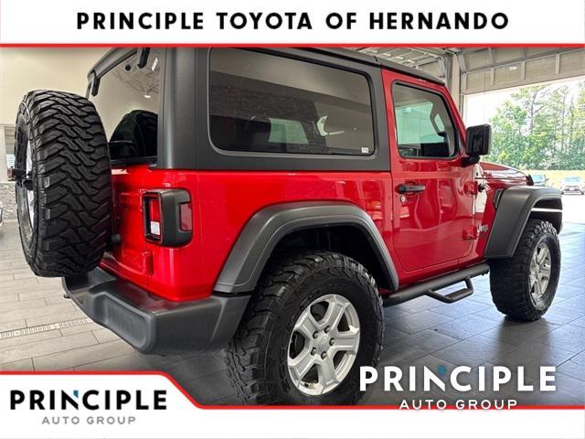 used 2018 Jeep Wrangler car, priced at $27,000