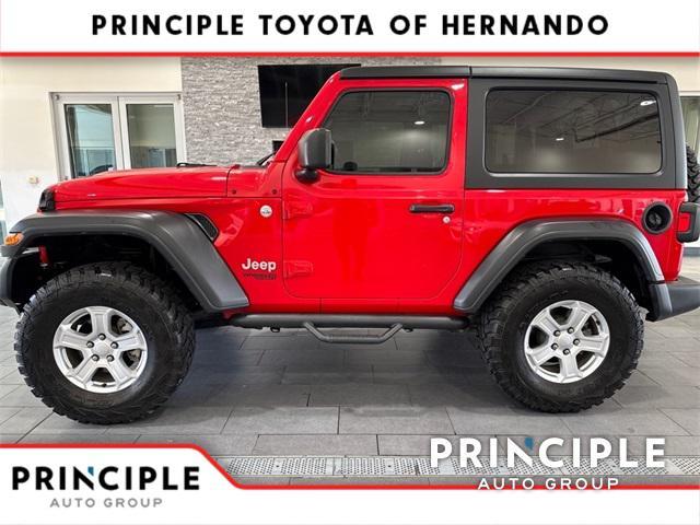 used 2018 Jeep Wrangler car, priced at $27,000