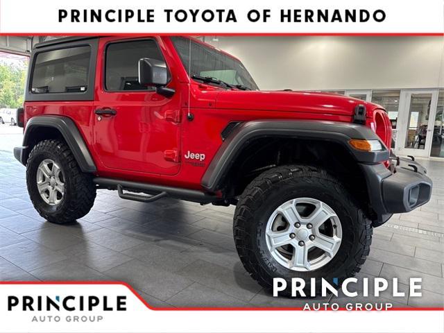 used 2018 Jeep Wrangler car, priced at $27,000