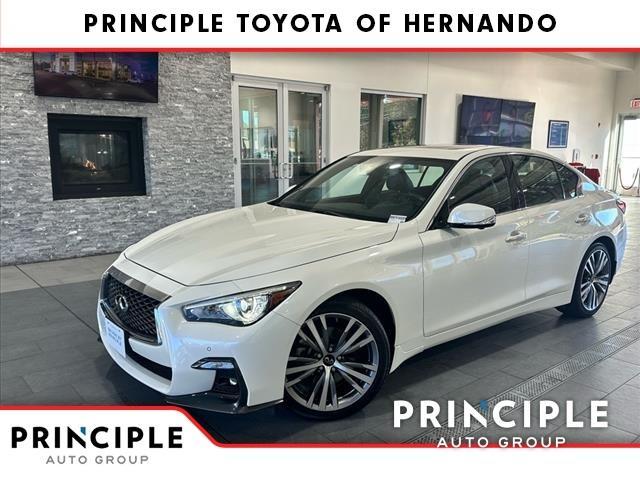 used 2021 INFINITI Q50 car, priced at $30,600