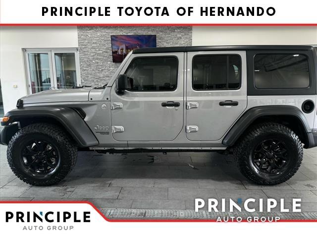 used 2020 Jeep Wrangler Unlimited car, priced at $26,939