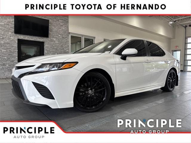used 2018 Toyota Camry Hybrid car, priced at $18,000