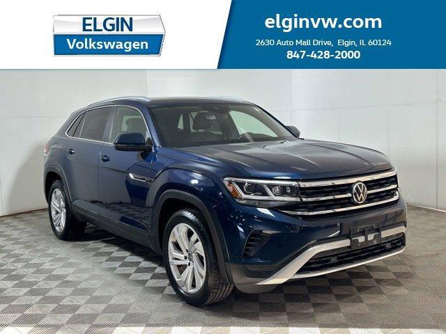 used 2021 Volkswagen Atlas Cross Sport car, priced at $23,130