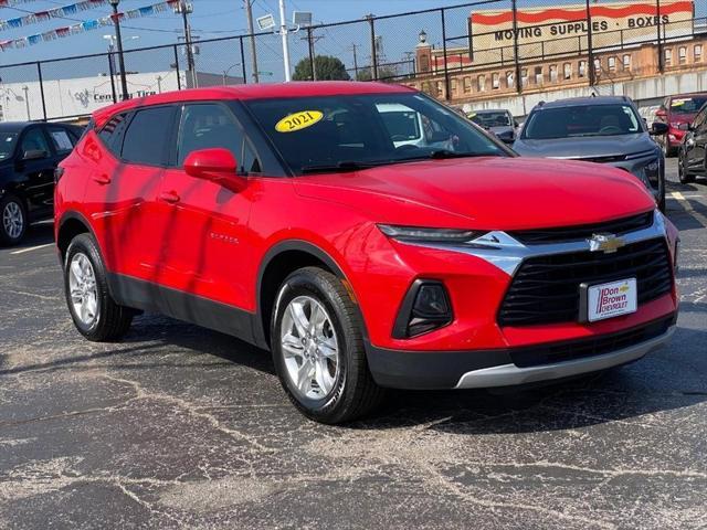 used 2021 Chevrolet Blazer car, priced at $22,433