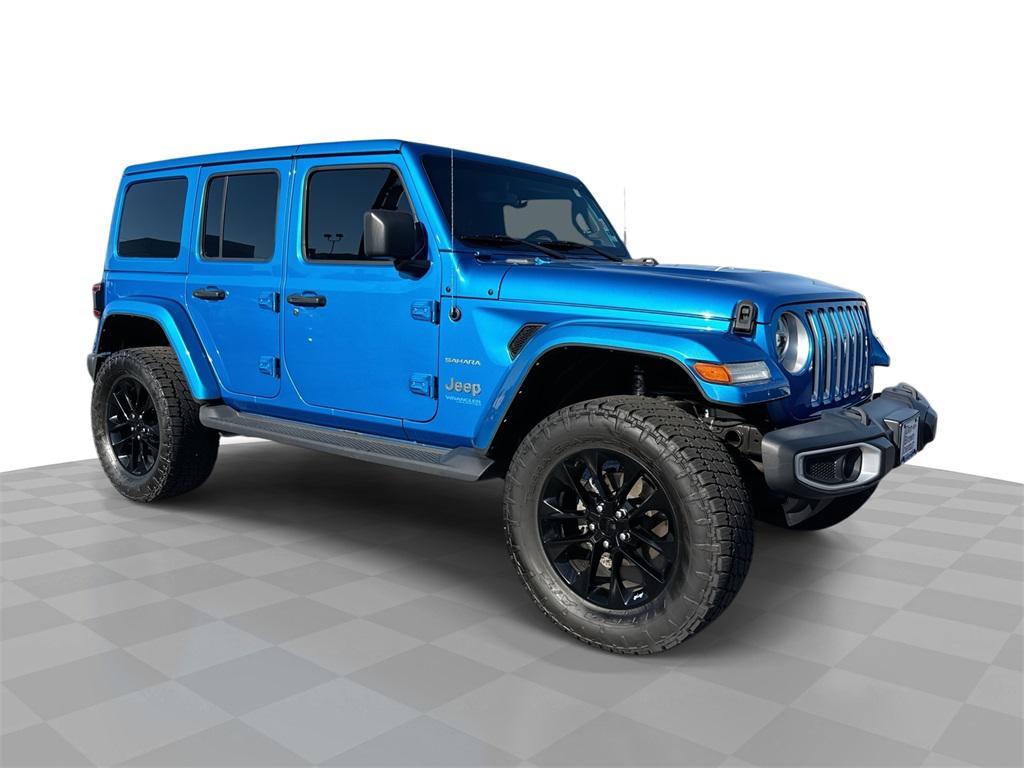 used 2021 Jeep Wrangler Unlimited 4xe car, priced at $31,254