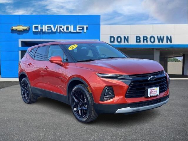 used 2021 Chevrolet Blazer car, priced at $22,433