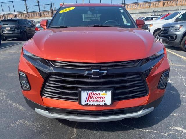 used 2021 Chevrolet Blazer car, priced at $22,433