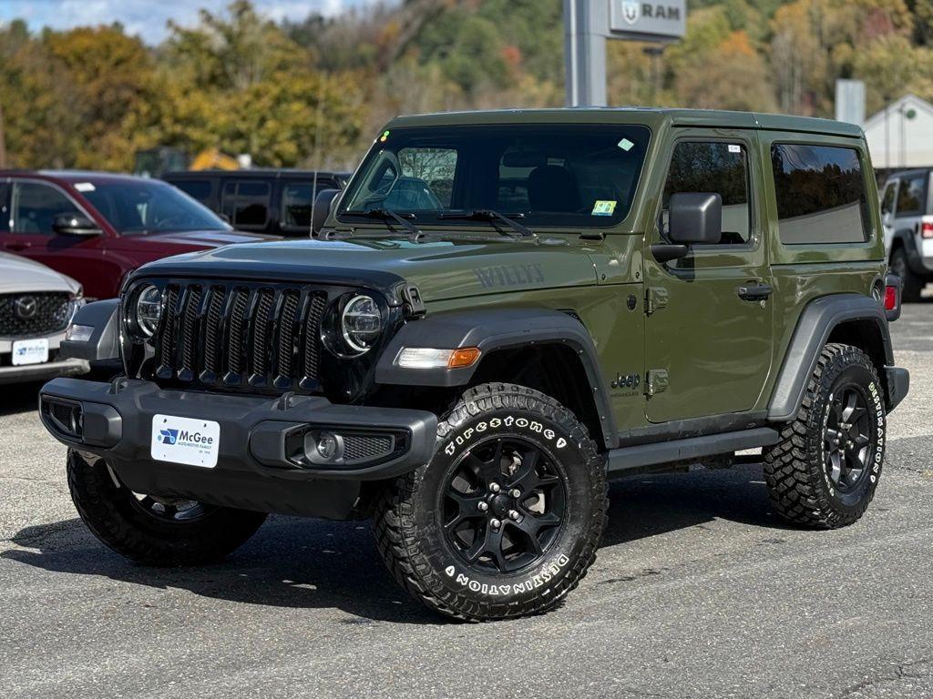 used 2021 Jeep Wrangler car, priced at $29,207