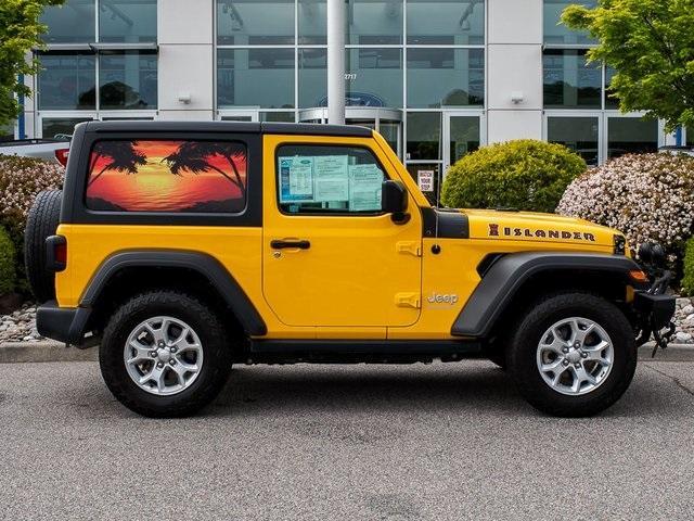 used 2021 Jeep Wrangler car, priced at $29,741