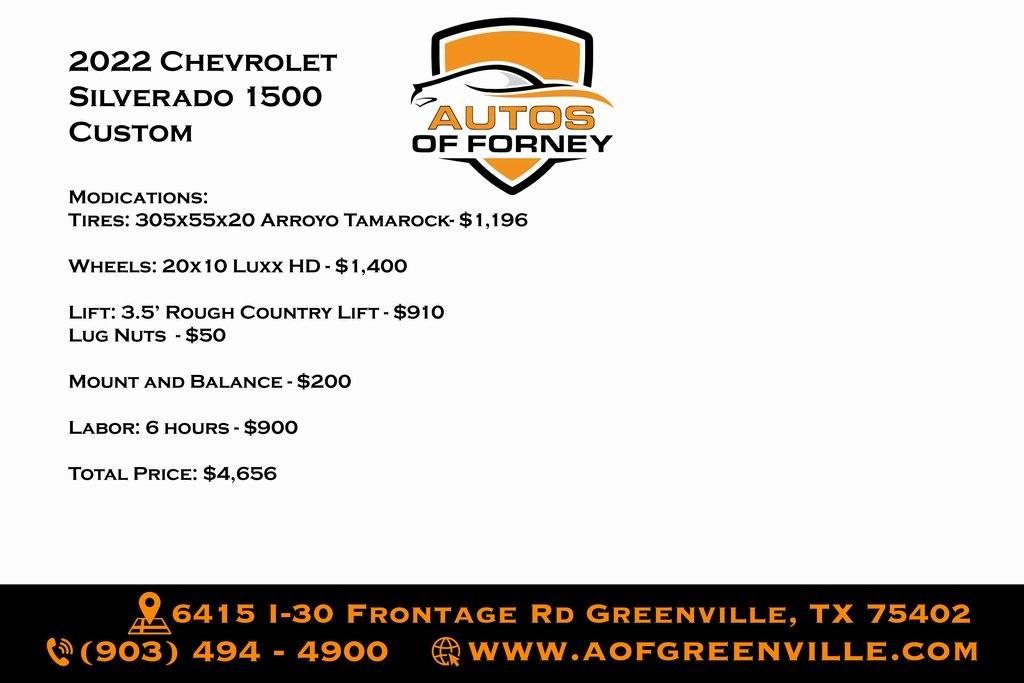 used 2022 Chevrolet Silverado 1500 Limited car, priced at $30,785