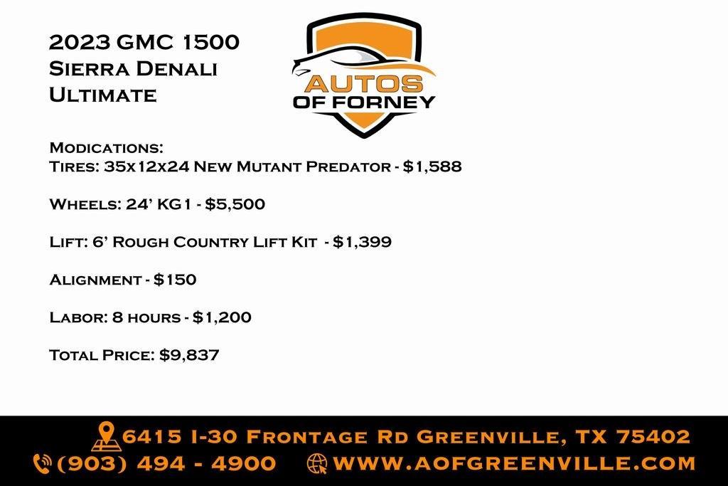 used 2023 GMC Sierra 1500 car, priced at $61,984