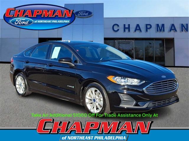 used 2019 Ford Fusion Hybrid car, priced at $13,339