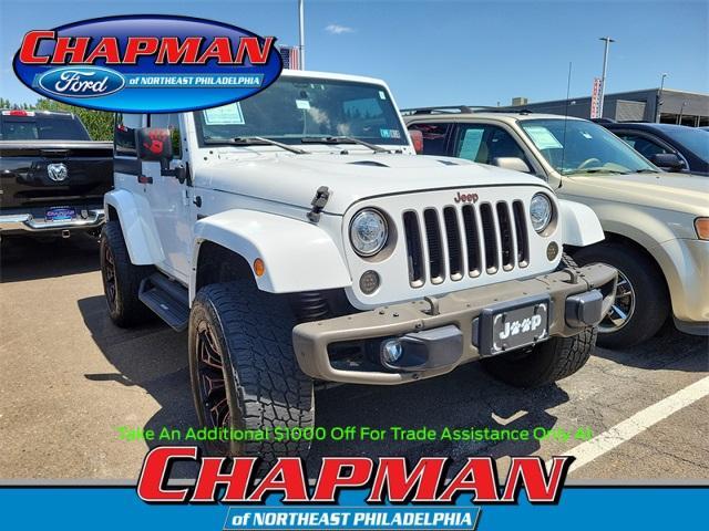 used 2017 Jeep Wrangler car, priced at $24,543