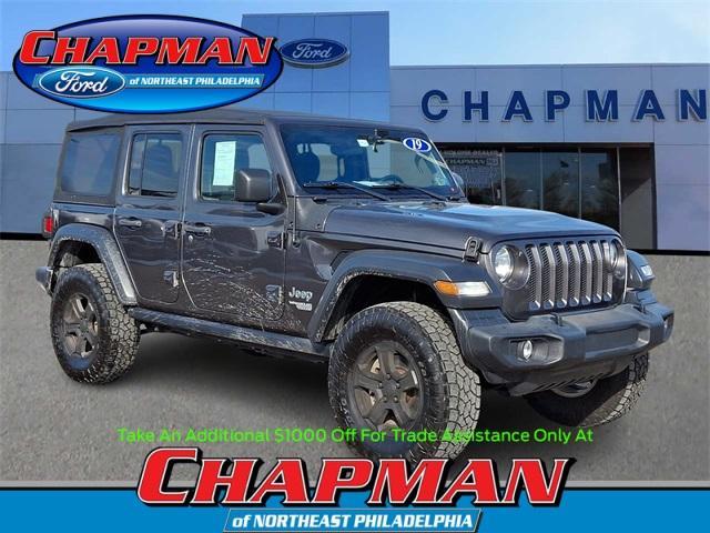 used 2019 Jeep Wrangler Unlimited car, priced at $24,985