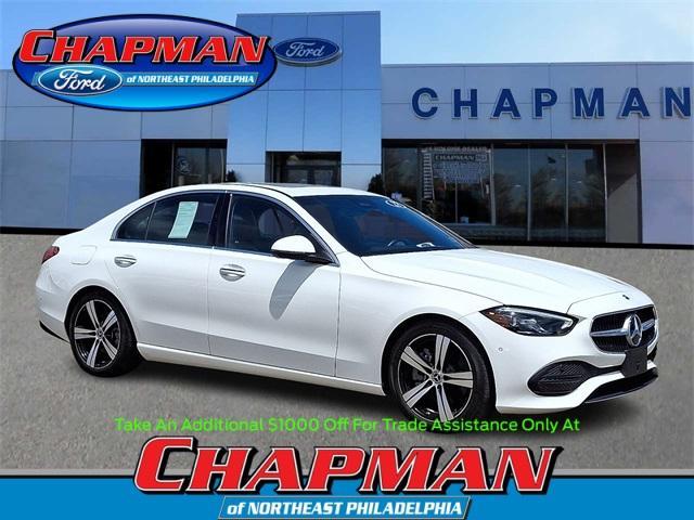 used 2022 Mercedes-Benz C-Class car, priced at $36,897