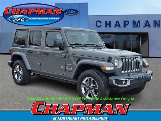 used 2020 Jeep Wrangler Unlimited car, priced at $26,634