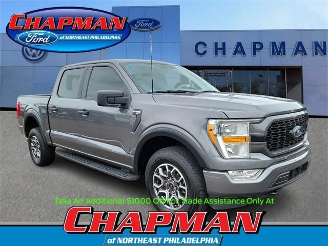 used 2021 Ford F-150 car, priced at $35,350